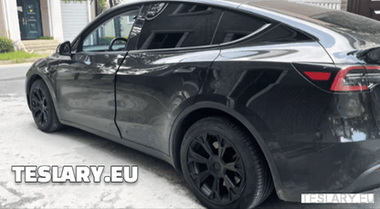 TESLA MODEL Y 19" UNIQUE S4 FULL COVER WHEEL HUBS - TESLARY Tesla Shop Accessories Europe Nederlands Dublin Cork Ireland Deutschland Espana Alicante France Italia