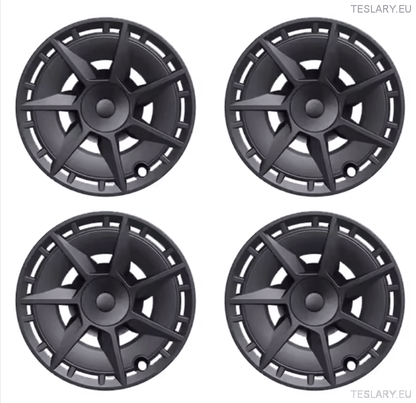 TESLA MODEL Y 19" UNIQUE S7 FULL COVER WHEEL HUBS - TESLARY Tesla Shop Accessories Europe Nederlands Dublin Cork Ireland Deutschland Espana Alicante France Italia