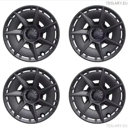 TESLA MODEL Y 19" UNIQUE S7 FULL COVER WHEEL HUBS - TESLARY Tesla Shop Accessories Europe Nederlands Ireland Deutschland Espana Alicante France Italia