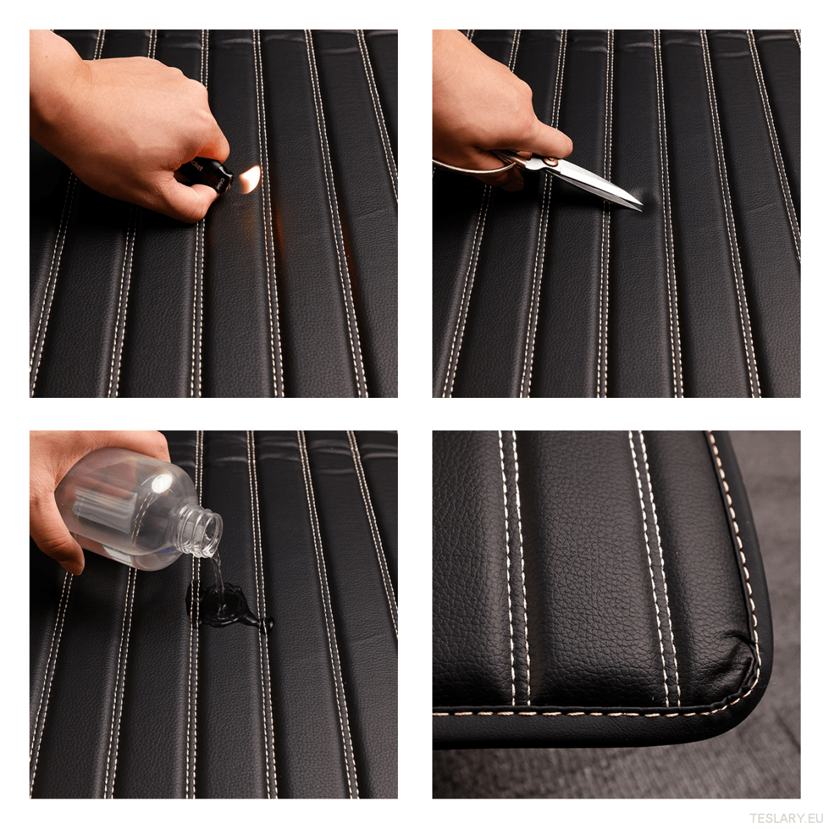 Tesla Model Y 2019 - 2025 Right - Hand Drive Car Mats, Three - Layer PVC Stripe Design, Luxury & Durable Floor Mat Accessories for Car Interior - TESLARY Tesla Shop Accessories Europe Nederlands Dublin Cork Ireland Deutschland Espana Alicante France Italia