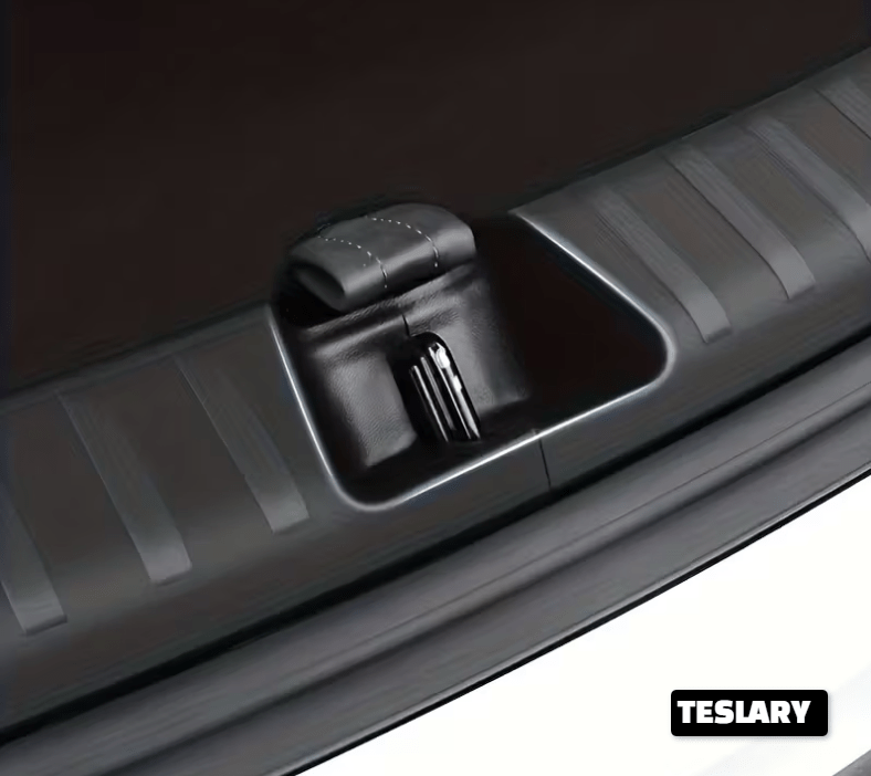 Tesla Model Y 2021 - 2024 ABS Trunk Protector Guard Black - TESLARY Tesla Shop Accessories Europe Nederlands Dublin Cork Ireland Deutschland Espana Alicante France Italia
