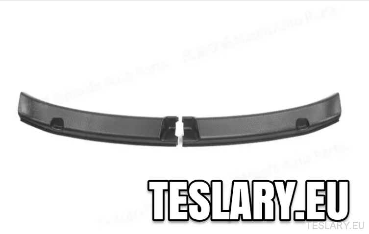 Tesla Model Y 2021 - 2024 ABS Trunk Protector Guard Carbon Fiber Style - TESLARY Tesla Shop Accessories Europe Nederlands Dublin Cork Ireland Deutschland Espana Alicante France Italia