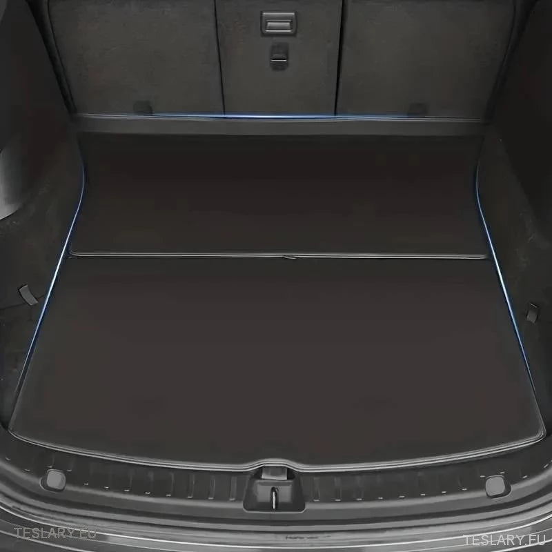 Tesla Model Y / 3 PU Leather Trunk Mats / Cargo Liners - Tesla Shop Europe - TESLARY.IE Ireland - France boutique- Deutschland Geschäft- España comercio - Nederland winkel- TESLARY.IE