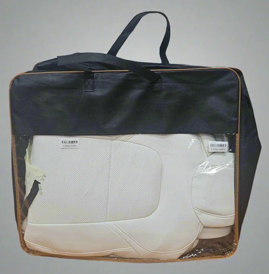 TESLA Model Y Custom Faux Leather Car Seat Covers - Waterproof, Stitched Design, Custom Fit for Enhanced Comfort and Style - TESLARY Tesla Shop Accessories Europe Nederlands Dublin Cork Ireland Deutschland Espana Alicante France Italia