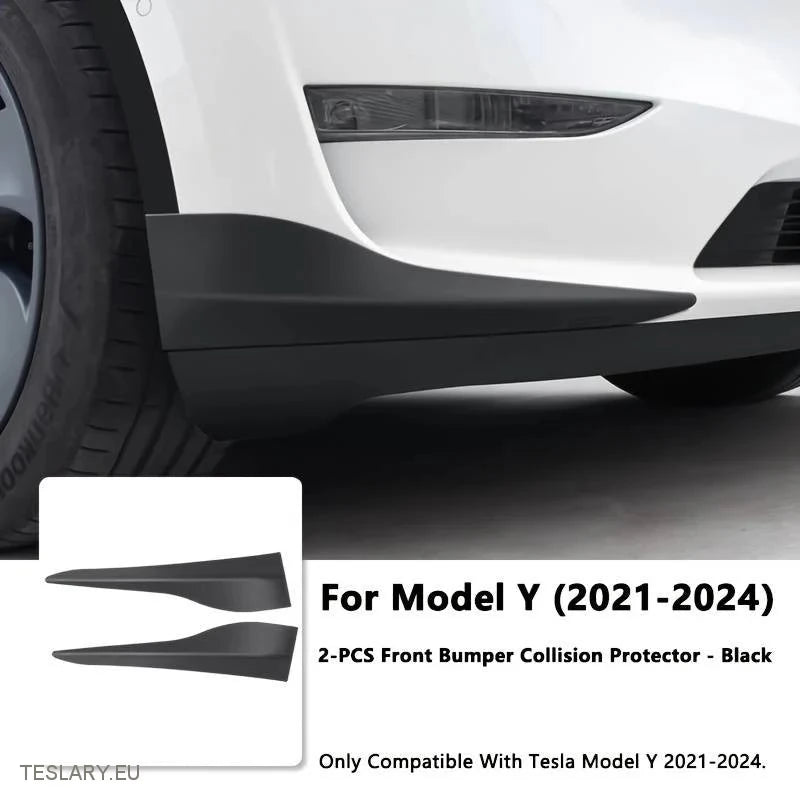 Tesla Model Y Front Bumper Silicone Guards ( 2 Pieces ) - Tesla Shop Europe - TESLARY.IE Ireland - France boutique- Deutschland Geschäft- España comercio - Nederland winkel- TESLARY.IE