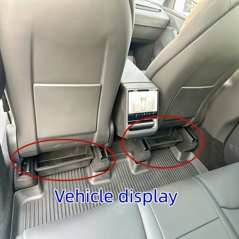 Tesla Model Y Juniper 2025 Under Seat Storage Ireland Teslary.ie Europe Deutshland Nederlands Belfast Dublin Cork Paris Italia