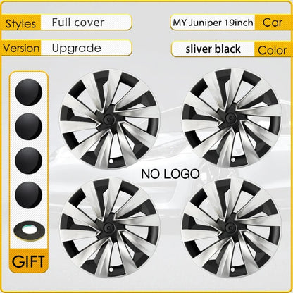 Tesla Model Y Juniper 19" Performance Wheel Covers Free Delivery Black Silver Europe Ireland Espana Nederlands Belfast Duetschland TESLARY.EU