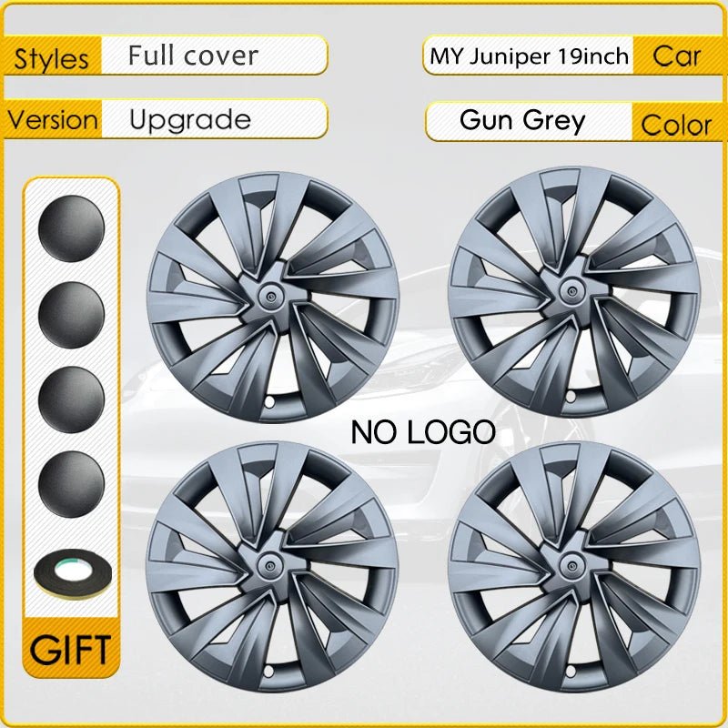 Tesla Model Y Juniper 19" Performance Wheel Covers Free Delivery Black Silver Europe Ireland Espana Nederlands Belfast Duetschland TESLARY.EU