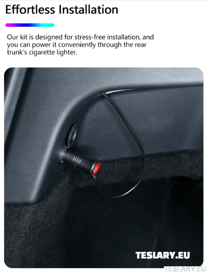 Tesla Model Y Led Ambient Roof Lighting - TESLARY Tesla Shop Accessories Europe Nederlands Dublin Cork Ireland Deutschland Espana Alicante France Italia