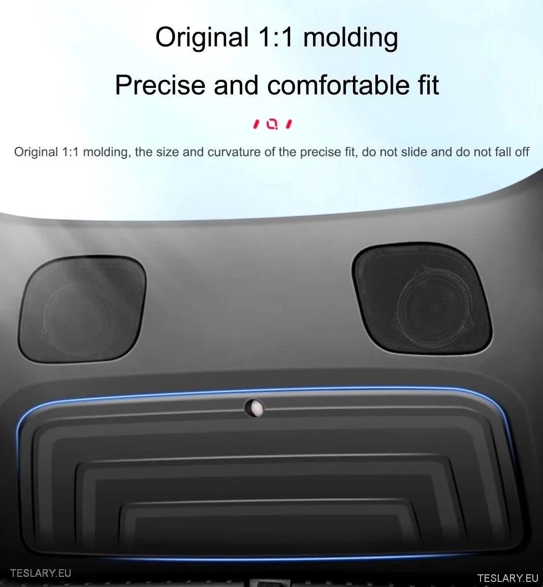Tesla Model Y Trunk Door Premium TPE Heavy Duty Protective Mat - TESLARY Tesla Shop Accessories Europe Nederlands Ireland Deutschland Espana Alicante France Italia