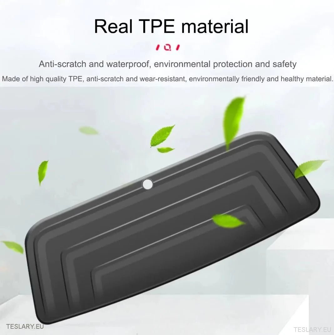 Tesla Model Y Trunk Door Premium TPE Heavy Duty Protective Mat - TESLARY Tesla Shop Accessories Europe Nederlands Ireland Deutschland Espana Alicante France Italia