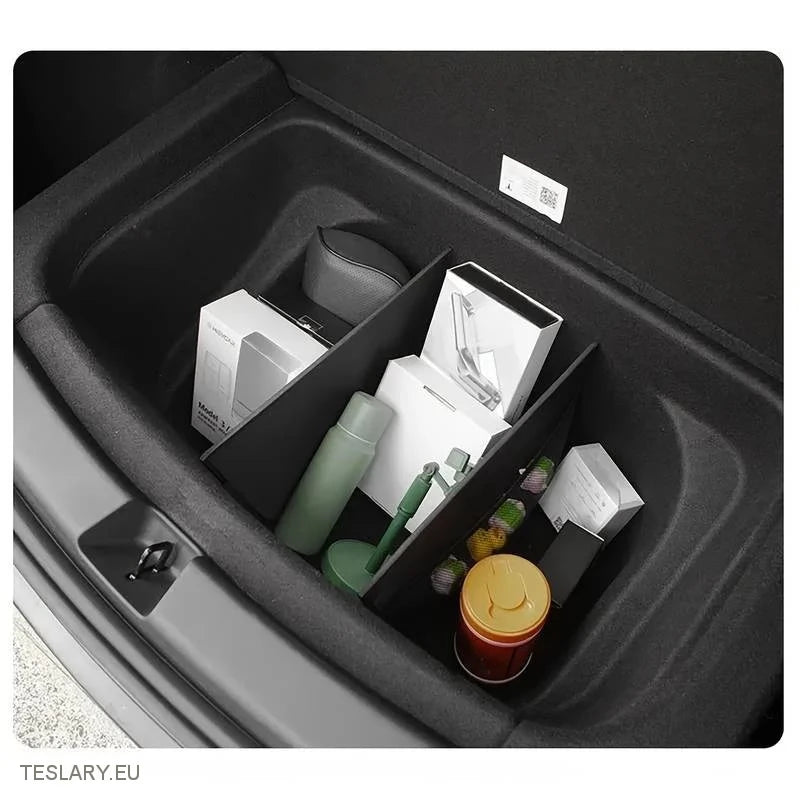 Tesla Model Y Trunk Organiser ( Dividers ) - Tesla Shop Europe - TESLARY.IE Ireland - France boutique- Deutschland Geschäft- España comercio - Nederland winkel- TESLARY.IE