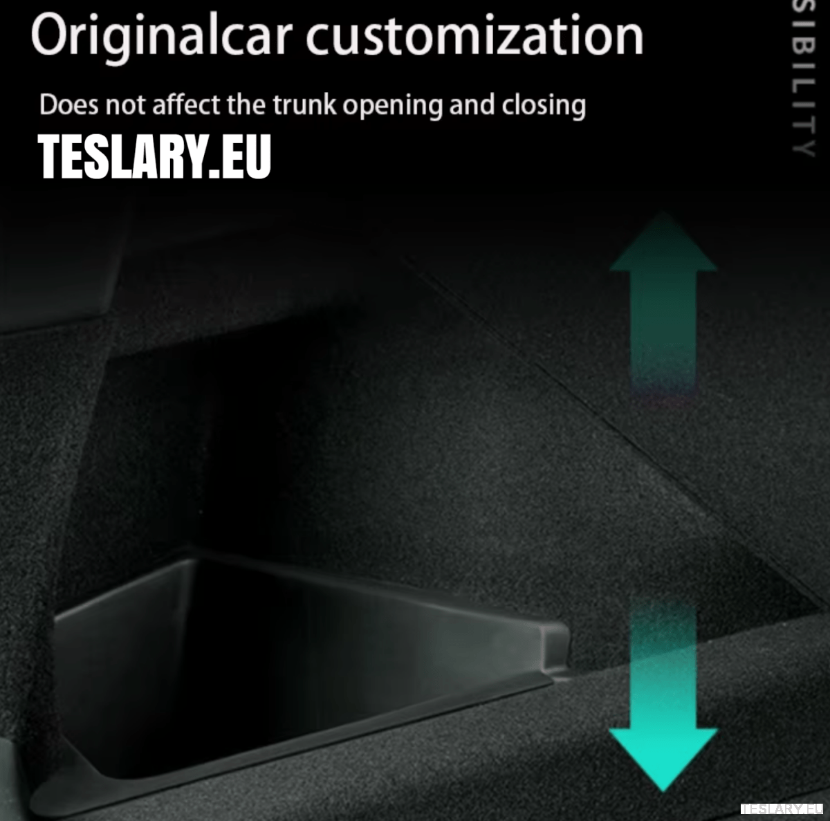 Tesla Model Y Trunk Organiser Side Pockets with Lids ( 2 ) - TESLARY Tesla Shop Accessories Europe Nederlands Dublin Cork Ireland Deutschland Espana Alicante France Italia