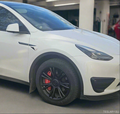 Tesla Model Y UNIQUE S14 19" Gemini Style - Matte Black - TESLARY Tesla Shop Accessories Europe Nederlands Ireland Deutschland Espana Alicante France Italia