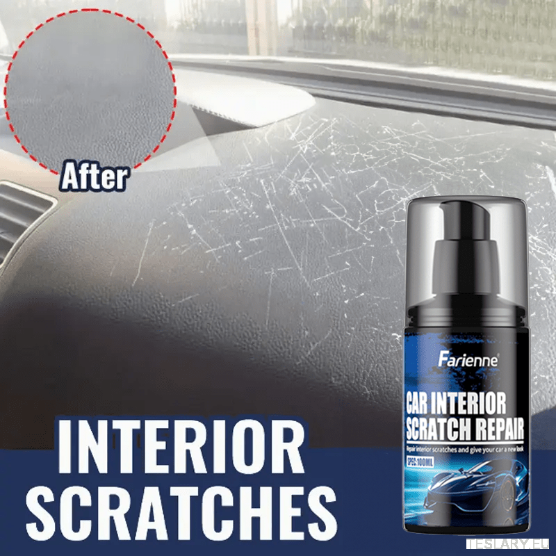 Tesla & Other EVs Interior Scratch Repair Kit - Dashboard & Plastic Repair Solution for Enhanced Shine, Minor Scratch Remover, with Applicator Pad - TESLARY Tesla Shop Accessories Europe Nederlands Dublin Cork Ireland Deutschland Espana Alicante France Italia
