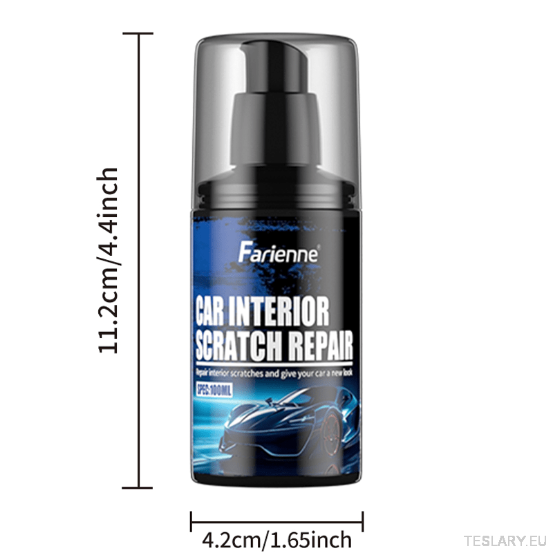 Tesla & Other EVs Interior Scratch Repair Kit - Dashboard & Plastic Repair Solution for Enhanced Shine, Minor Scratch Remover, with Applicator Pad - TESLARY Tesla Shop Accessories Europe Nederlands Dublin Cork Ireland Deutschland Espana Alicante France Italia