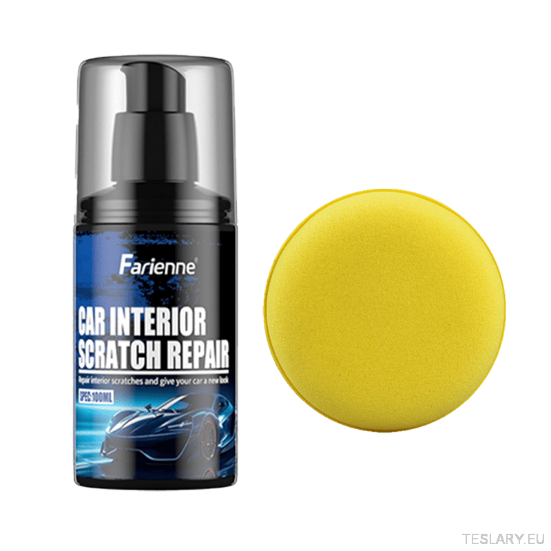 Tesla & Other EVs Interior Scratch Repair Kit - Dashboard & Plastic Repair Solution for Enhanced Shine, Minor Scratch Remover, with Applicator Pad - TESLARY Tesla Shop Accessories Europe Nederlands Dublin Cork Ireland Deutschland Espana Alicante France Italia