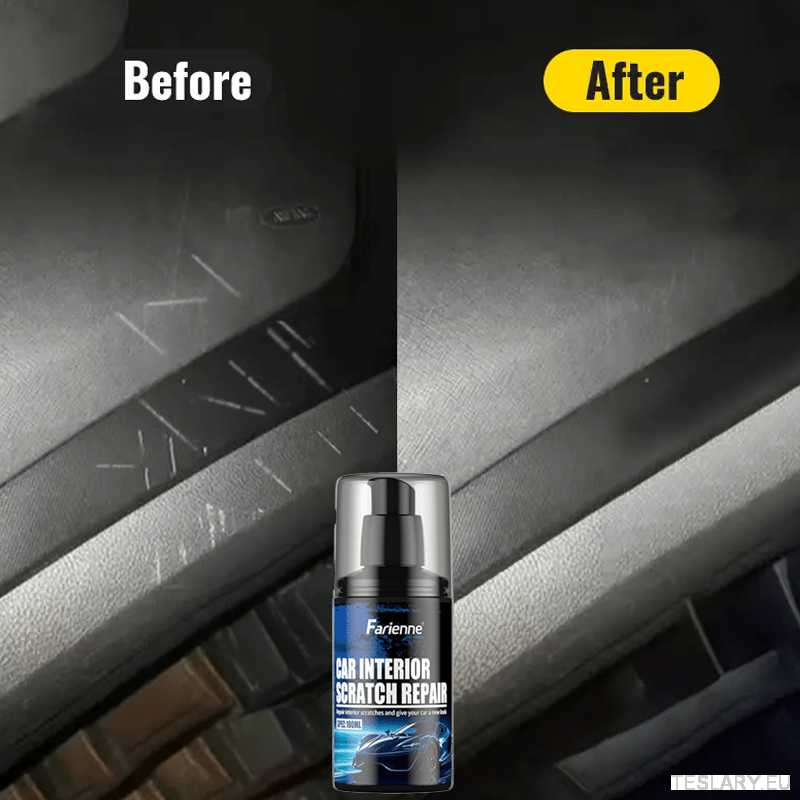 Tesla & Other EVs Interior Scratch Repair Kit - Dashboard & Plastic Repair Solution for Enhanced Shine, Minor Scratch Remover, with Applicator Pad - TESLARY Tesla Shop Accessories Europe Nederlands Dublin Cork Ireland Deutschland Espana Alicante France Italia