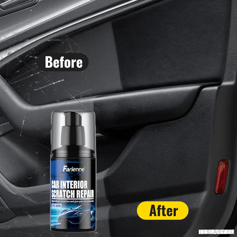 Tesla & Other EVs Interior Scratch Repair Kit - Dashboard & Plastic Repair Solution for Enhanced Shine, Minor Scratch Remover, with Applicator Pad - TESLARY Tesla Shop Accessories Europe Nederlands Dublin Cork Ireland Deutschland Espana Alicante France Italia