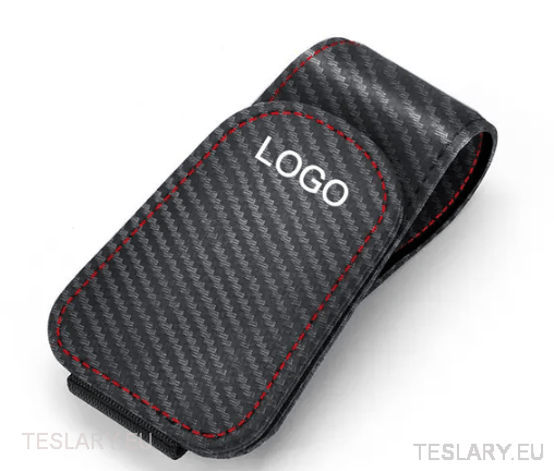 Tesla Premium Sun Visor Clip for S/3/X/Y with Logo - TESLARY Tesla Shop Accessories Europe Nederlands Dublin Cork Ireland Deutschland Espana Alicante France Italia