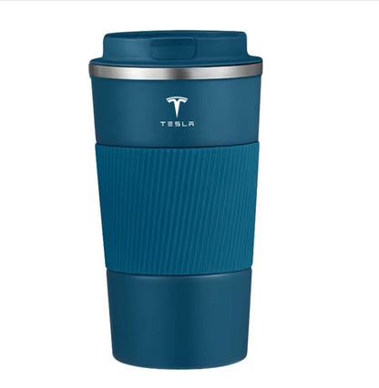 Tesla Series Stainless Steel Thermal Mug with Tesla Logo - TESLARY Tesla Shop Accessories Europe Nederlands Dublin Cork Ireland Deutschland Espana Alicante France Italia