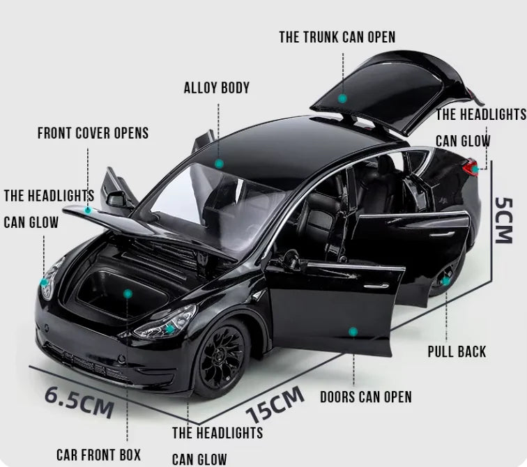 Tesla Model Y Car 1:32 Unofficial Version