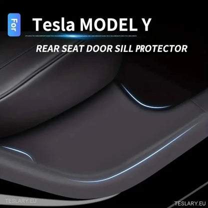 Tesla Y Rear Door Plastic Protection Sills ( 2 Pieces ) - Tesla Shop Europe - TESLARY.IE Ireland - France boutique- Deutschland Geschäft- España comercio - Nederland winkel- TESLARY.IE