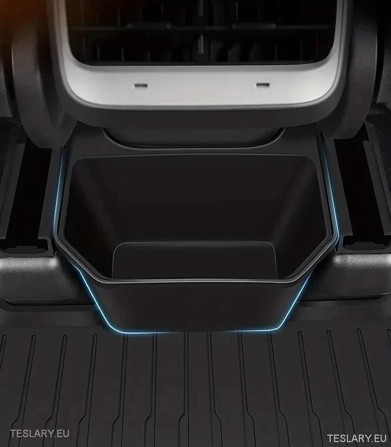 Tesla Y Rear Storage Organiser/Bin with Lid in Pink , Black or White - Tesla Shop Europe - TESLARY.IE Ireland - France boutique- Deutschland Geschäft- España comercio - Nederland winkel- TESLARY.IE