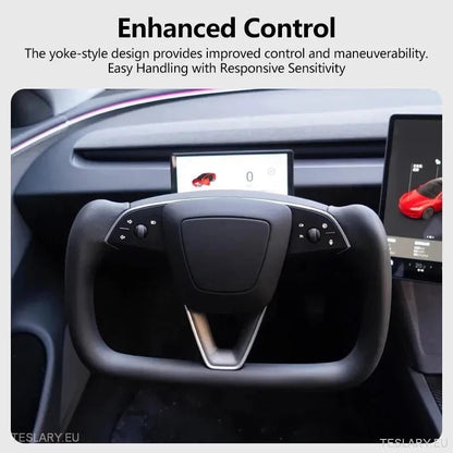 Tesla Yoke Style Steering Wheel for Model 3 Highland - TESLARY Tesla Shop Accessories Europe Nederlands Ireland Deutschland Espana Alicante France Italia
