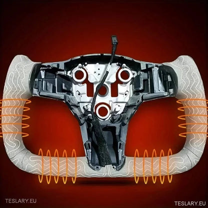 Tesla Yoke Style Steering Wheel for Y/3 White or Black - Tesla Shop Europe - TESLARY.IE Ireland - France boutique- Deutschland Geschäft- España comercio - Nederland winkel- TESLARY.IE