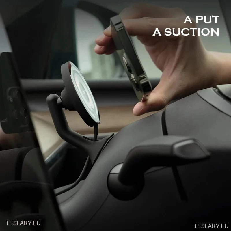 Tita Magnetic Phone Mount for Tesla Model 3 , Y and 3+ Highland - TESLARY Tesla Shop Accessories Europe Nederlands Ireland Deutschland Espana Alicante France Italia