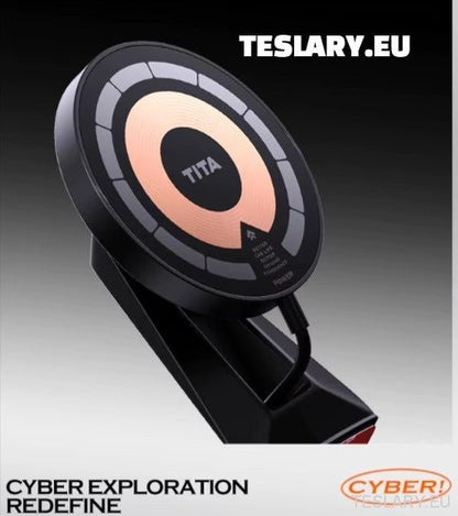 Tita Magnetic Phone Mount for Tesla Model 3 , Y and 3+ Highland - TESLARY Tesla Shop Accessories Europe Nederlands Ireland Deutschland Espana Alicante France Italia