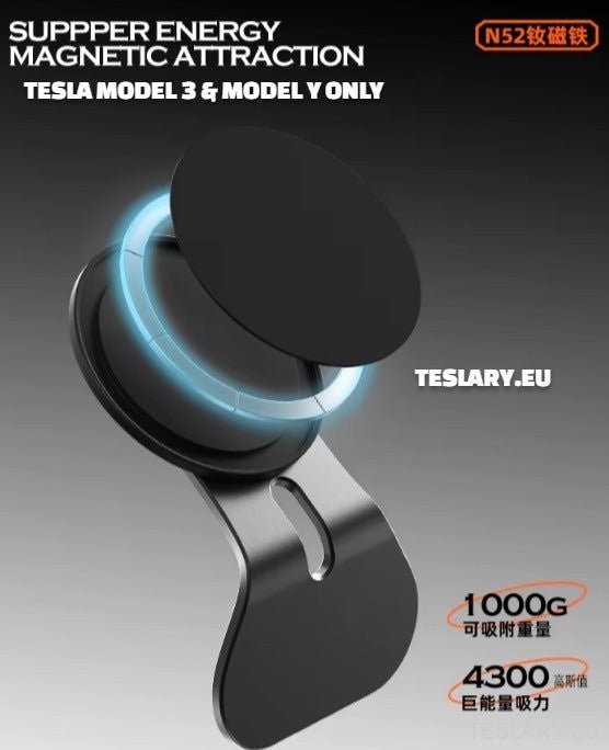 Tita Magnetic Phone Mount for Tesla Model 3 , Y and 3+ Highland - TESLARY Tesla Shop Accessories Europe Nederlands Ireland Deutschland Espana Alicante France Italia