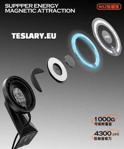 Tita Magnetic Phone Mount for Tesla Model 3 , Y and 3+ Highland - TESLARY Tesla Shop Accessories Europe Nederlands Ireland Deutschland Espana Alicante France Italia