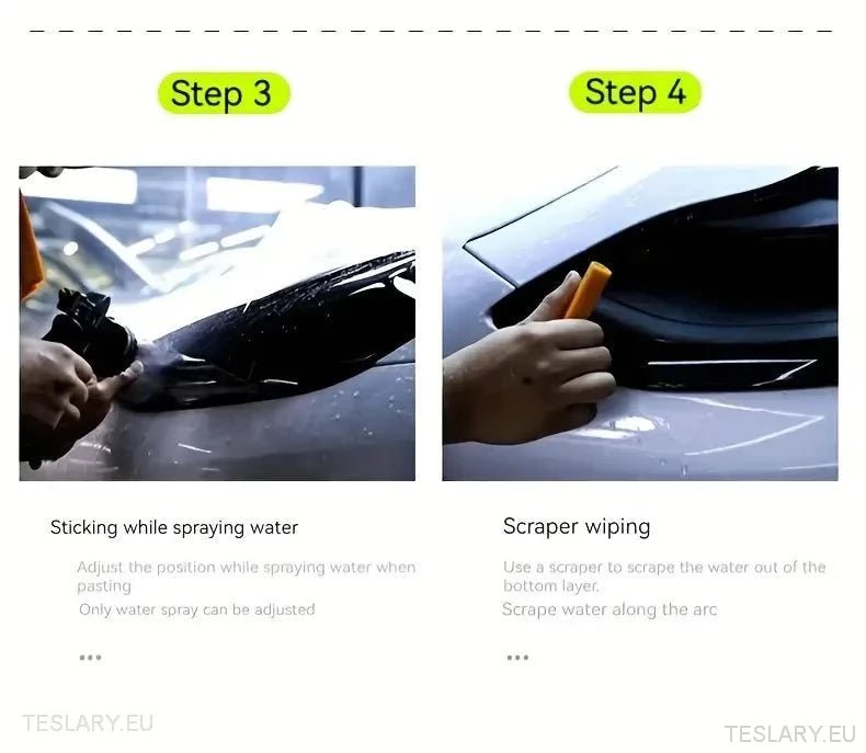 TPU Front Headlight Black Tint for Tesla Model 3 , Y & Highland - TESLARY Tesla Shop Accessories Europe Nederlands Ireland Deutschland Espana Alicante France Italia