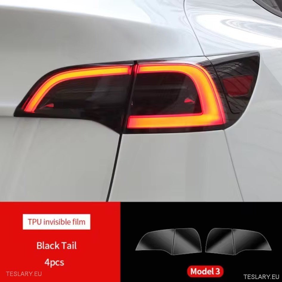 TPU Rear Black Tint for Tesla Model 3 , Y & Highland - TESLARY Tesla Shop Accessories Europe Nederlands Dublin Cork Ireland Deutschland Espana Alicante France Italia