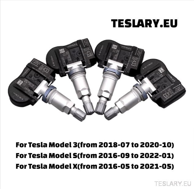 Tyre Pressure TPMS Sensors for Tesla 3 S X 2016 - 2021 - TESLARY Tesla Shop Accessories Europe Nederlands Dublin Cork Ireland Deutschland Espana Alicante France Italia