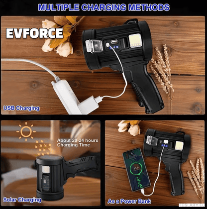 Ultra Bright Recharable Spot light / torch for your Tesla , BYD , MG or other EV - TESLARY Tesla Shop Accessories Europe Nederlands Dublin Cork Ireland Deutschland Espana Alicante France Italia