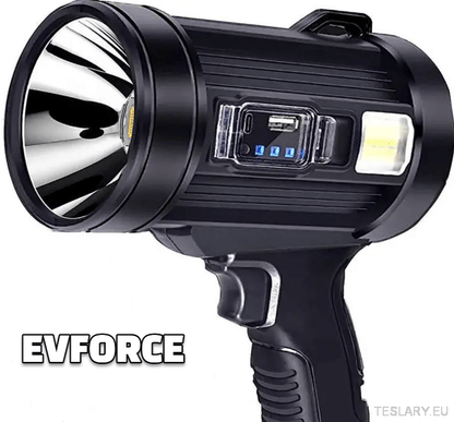 Ultra Bright Recharable Spot light / torch for your Tesla , BYD , MG or other EV - TESLARY Tesla Shop Accessories Europe Nederlands Dublin Cork Ireland Deutschland Espana Alicante France Italia