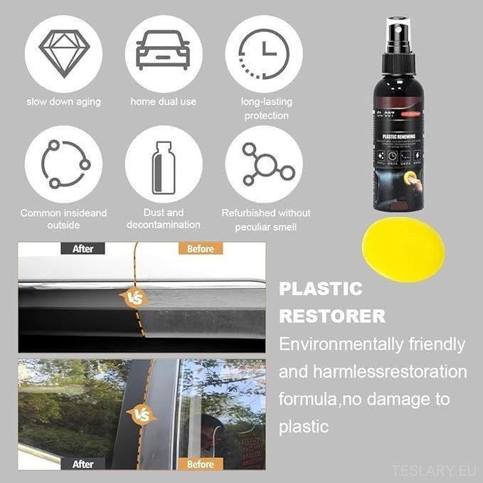 Universal Plastic Revitalizing Restorer for Tesla , BYD , VW , MG & Other EVs - TESLARY Tesla Shop Accessories Europe Nederlands Ireland Deutschland Espana Alicante France Italia