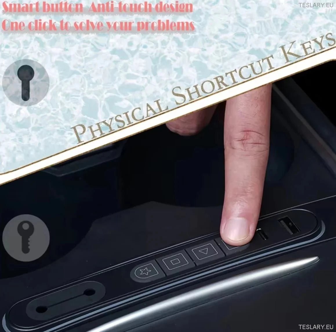 USB Expansion Hub with Physical Button Controls for Tesla Model 3 / Y - TESLARY Tesla Shop Accessories Europe Nederlands Ireland Deutschland Espana Alicante France Italia