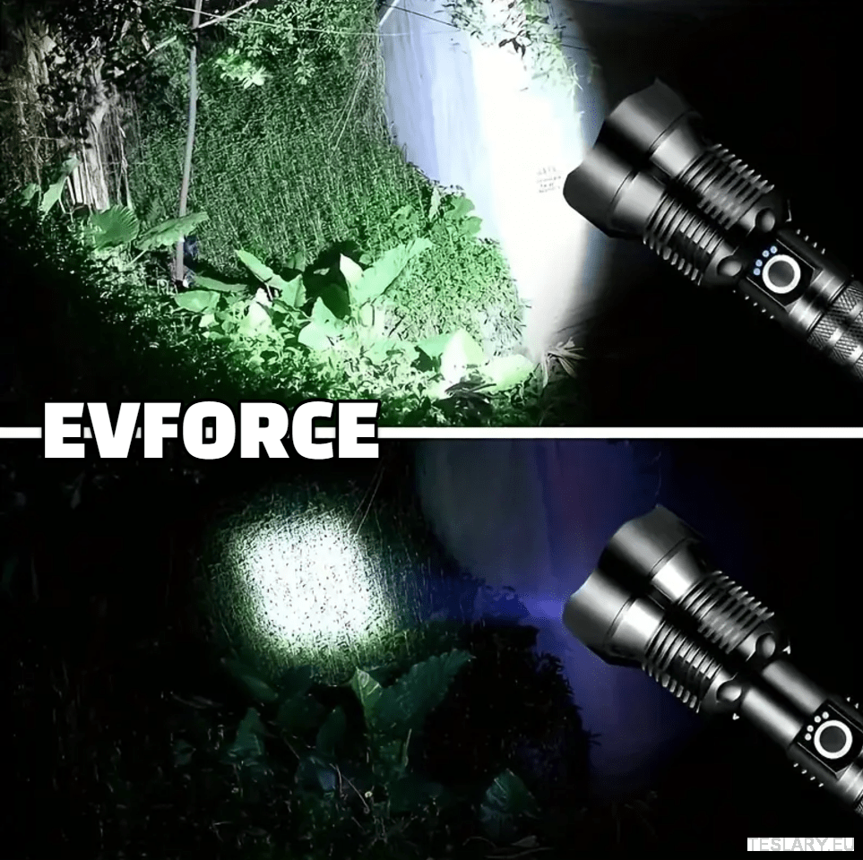 USB Rechargable Flashlight / Torch for your Tesla , BYD , MG or other EV - TESLARY Tesla Shop Accessories Europe Nederlands Dublin Cork Ireland Deutschland Espana Alicante France Italia