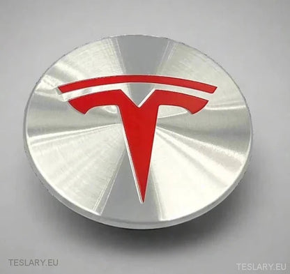 Wheel Hub Centre Cap Stickers with Logo for Tesla 3 , Y , S and X - TESLARY Tesla Shop Accessories Europe Nederlands Ireland Deutschland Espana Alicante France Italia