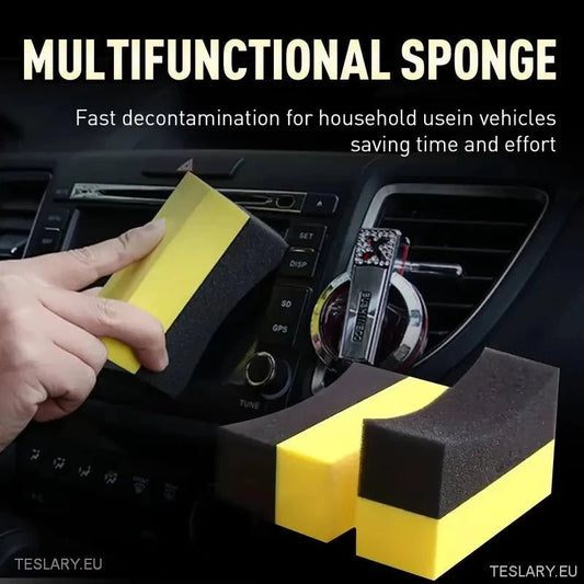 Wheel Wax Sponge for Polishing your Tyres Back to Black - Tesla Shop Europe - TESLARY.IE Ireland - France boutique- Deutschland Geschäft- España comercio - Nederland winkel- TESLARY.IE