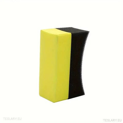 Wheel Wax Sponge for Polishing your Tyres Back to Black - Tesla Shop Europe - TESLARY.IE Ireland - France boutique- Deutschland Geschäft- España comercio - Nederland winkel- TESLARY.IE