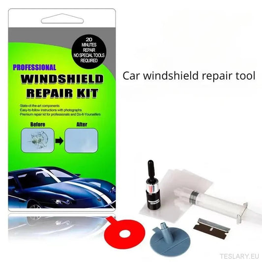 Windscreen Glass Crack Repair Kit - TESLARY Tesla Shop Accessories Europe Nederlands Ireland Deutschland Espana Alicante France Italia